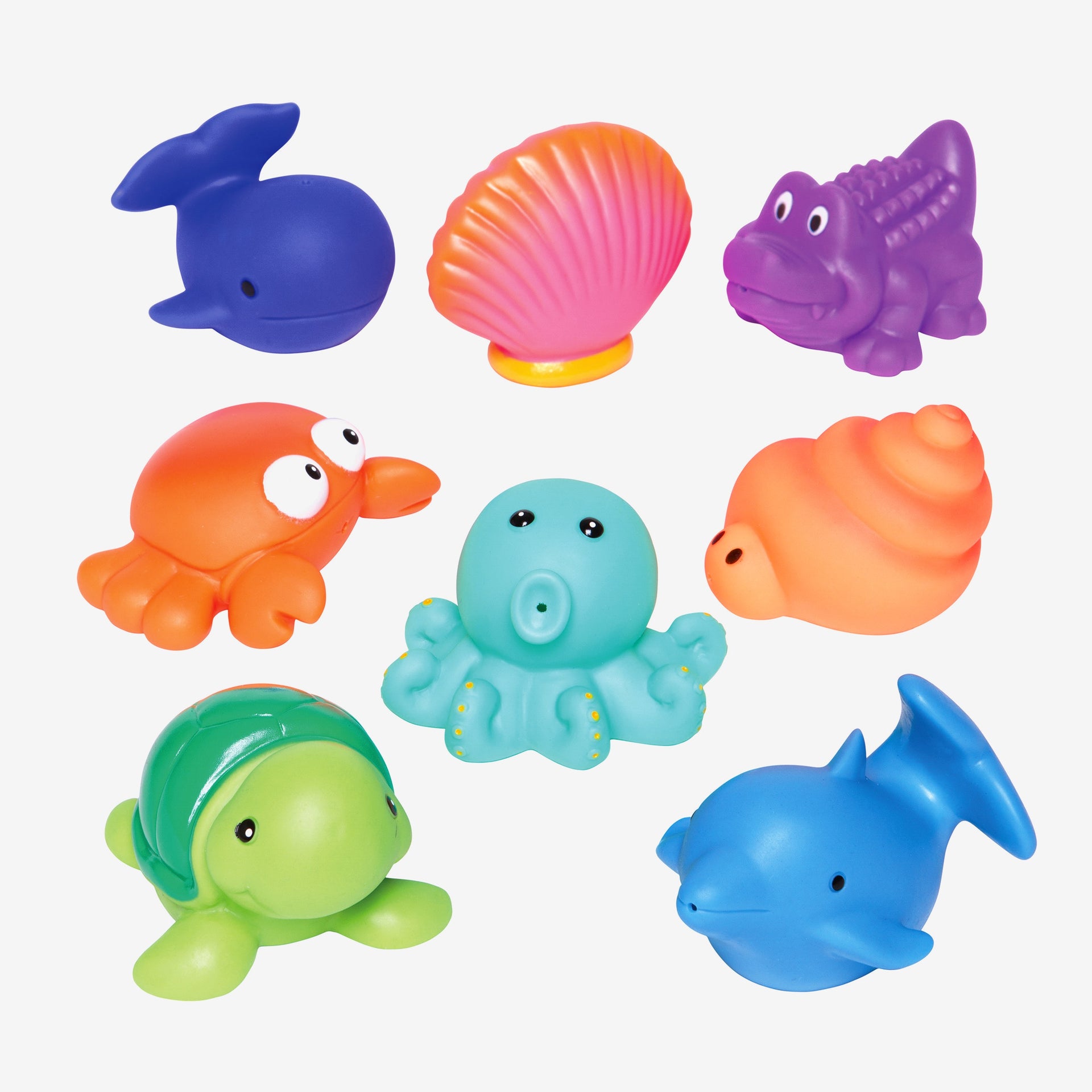 Sea Party Squirtie Baby Bath Toys – Elegant Baby