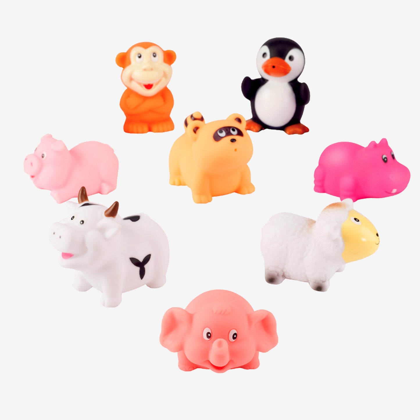 Animal Party Squirtie Baby Bath Toys