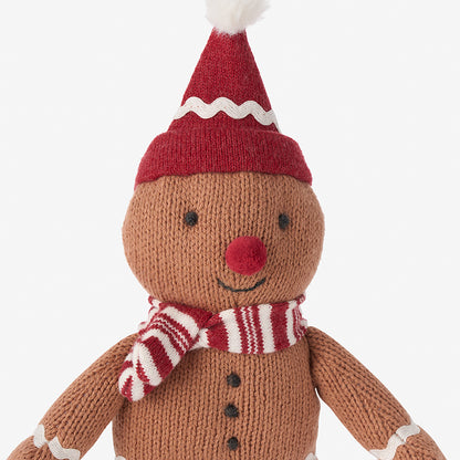 'Jolly' Gingerbread Knit Toy in Gift Box