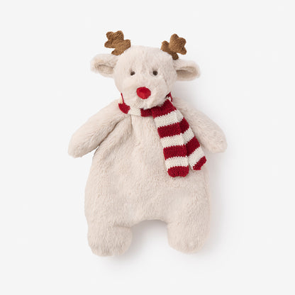 ‘Tinsel' Reindeer Snuggler Plush Security Blanket W/ Gift Box