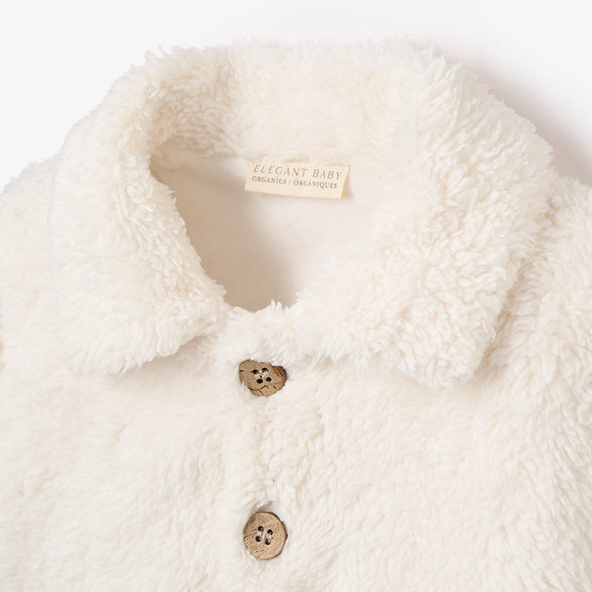 Warehouse white shop teddy coat