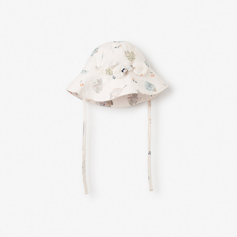 Tea Party Organic Muslin Sunhat