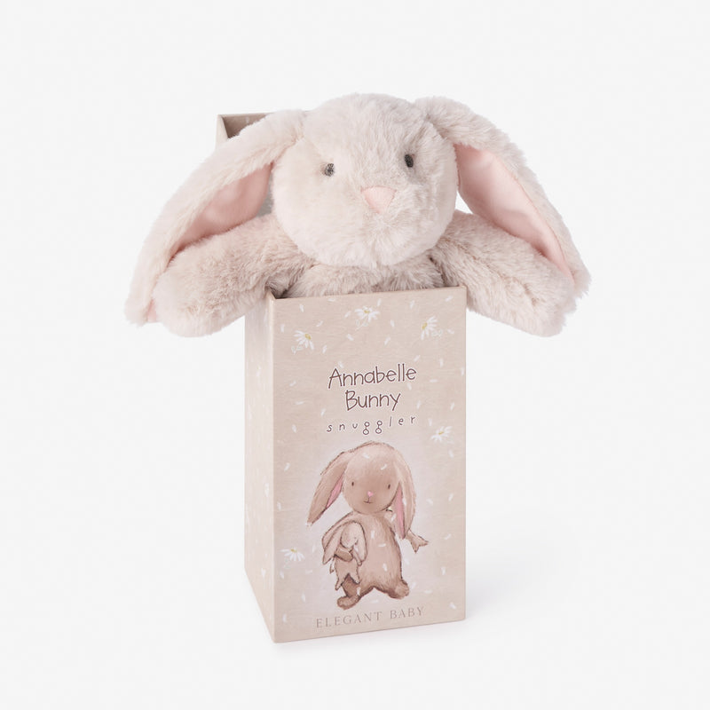 Annabelle Bunny Snuggler Plush Security Blanket w/ Gift Box