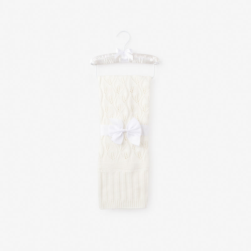 White Christening Shawl