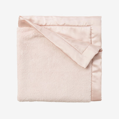 Cream Coral Fleece Baby Stroller Blanket – Elegant Baby