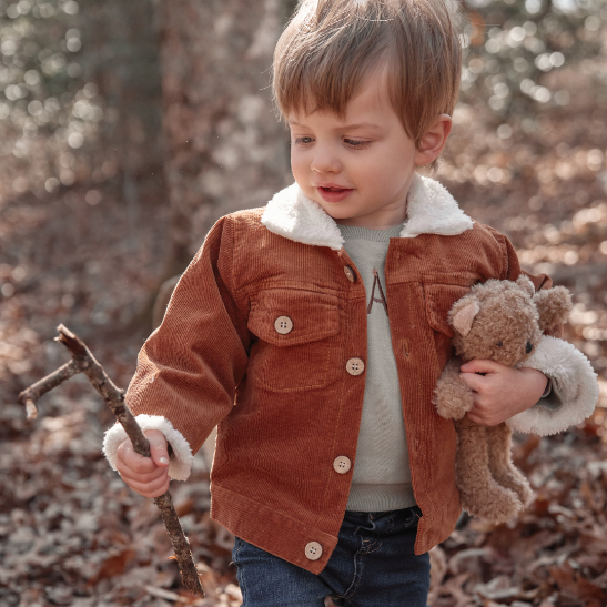 Sherpa trim jacket discount