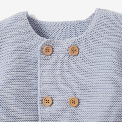 Sofia & Finn Halogen Blue Knit Baby Cardigan