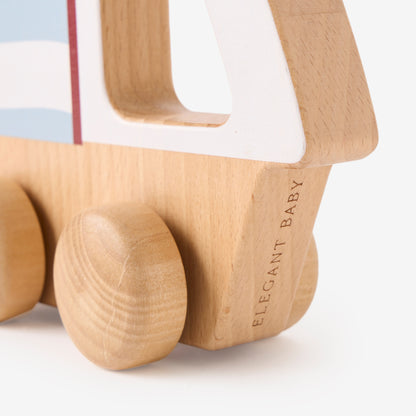 Wooden Push Toy Sail Boat