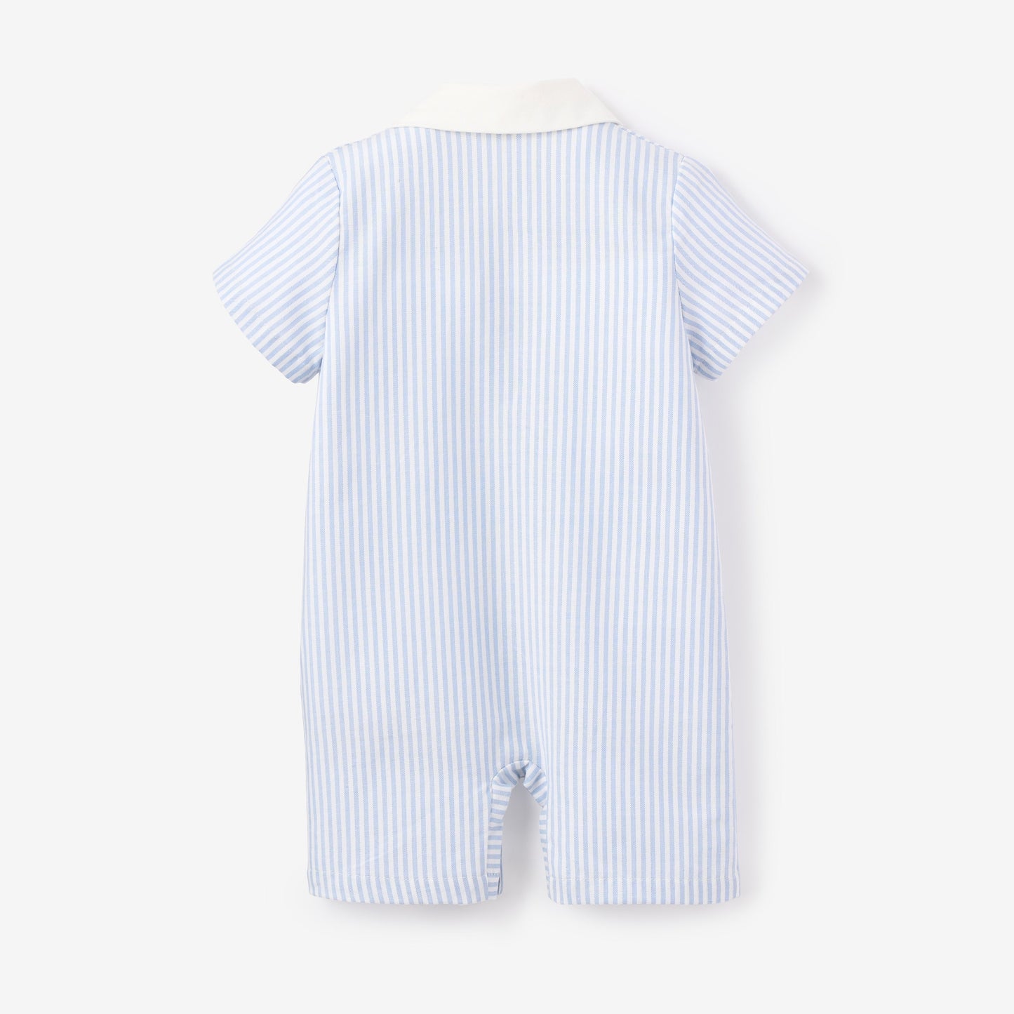 Boat Embroidered Oxford Stripe Shortall