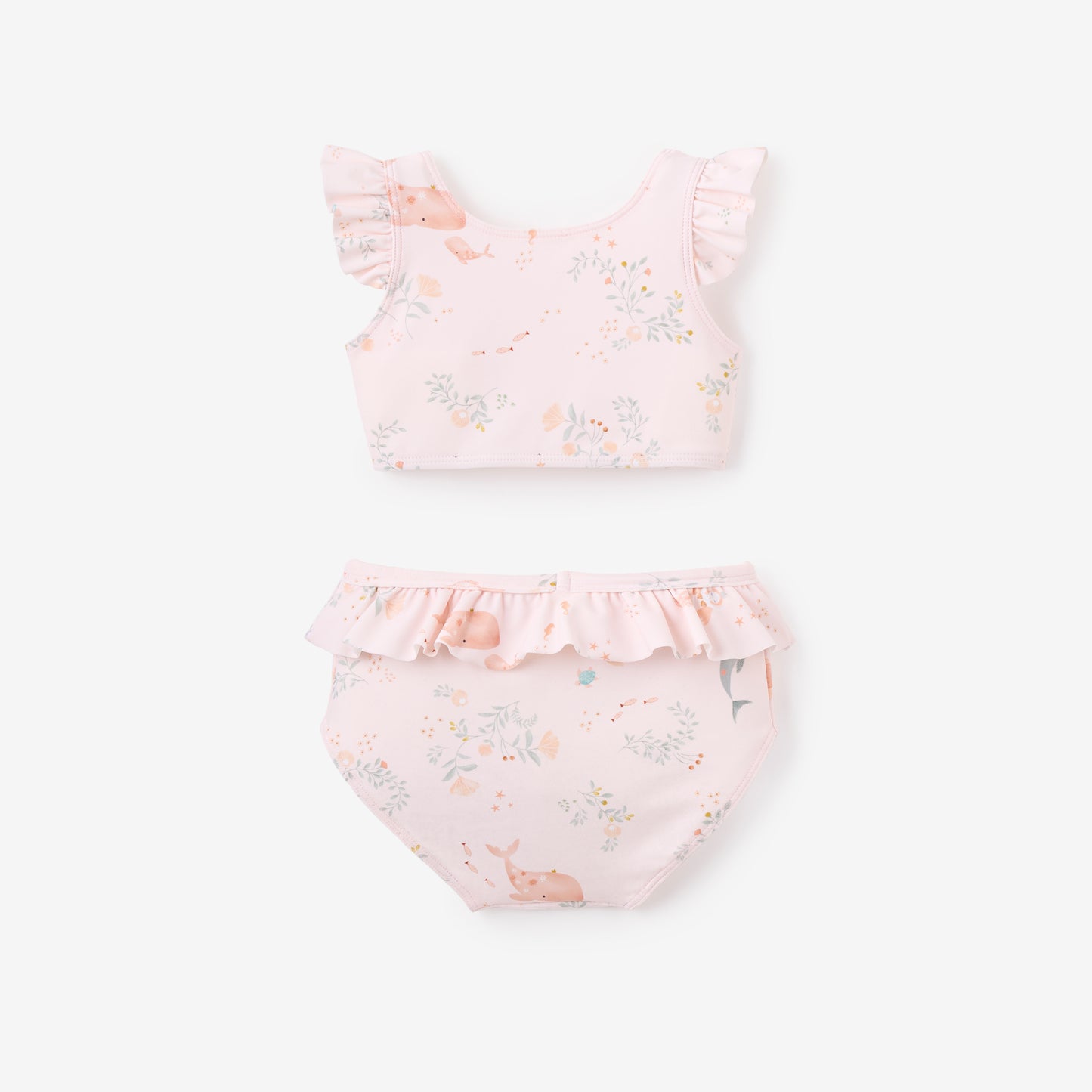 Pink Sea Magic Baby Ruffle Two-Piece Swimsuit