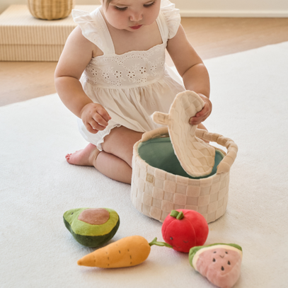 Plush Picnic Basket Activity Set