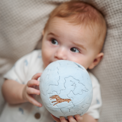 World Explorer Globe Plush Rattle