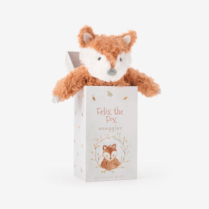 Felix Fox Snuggler Plush Security Blanket w/ Gift Box