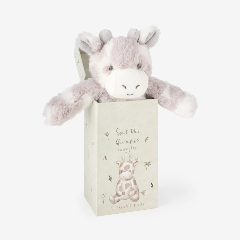 Spot the Giraffe Snuggler Plush Security Blanket w/ Gift Box