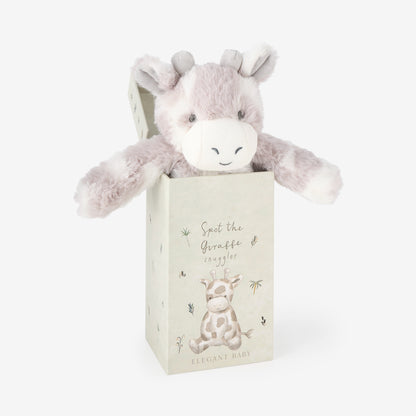 Spot the Giraffe Snuggler Plush Security Blanket w/ Gift Box