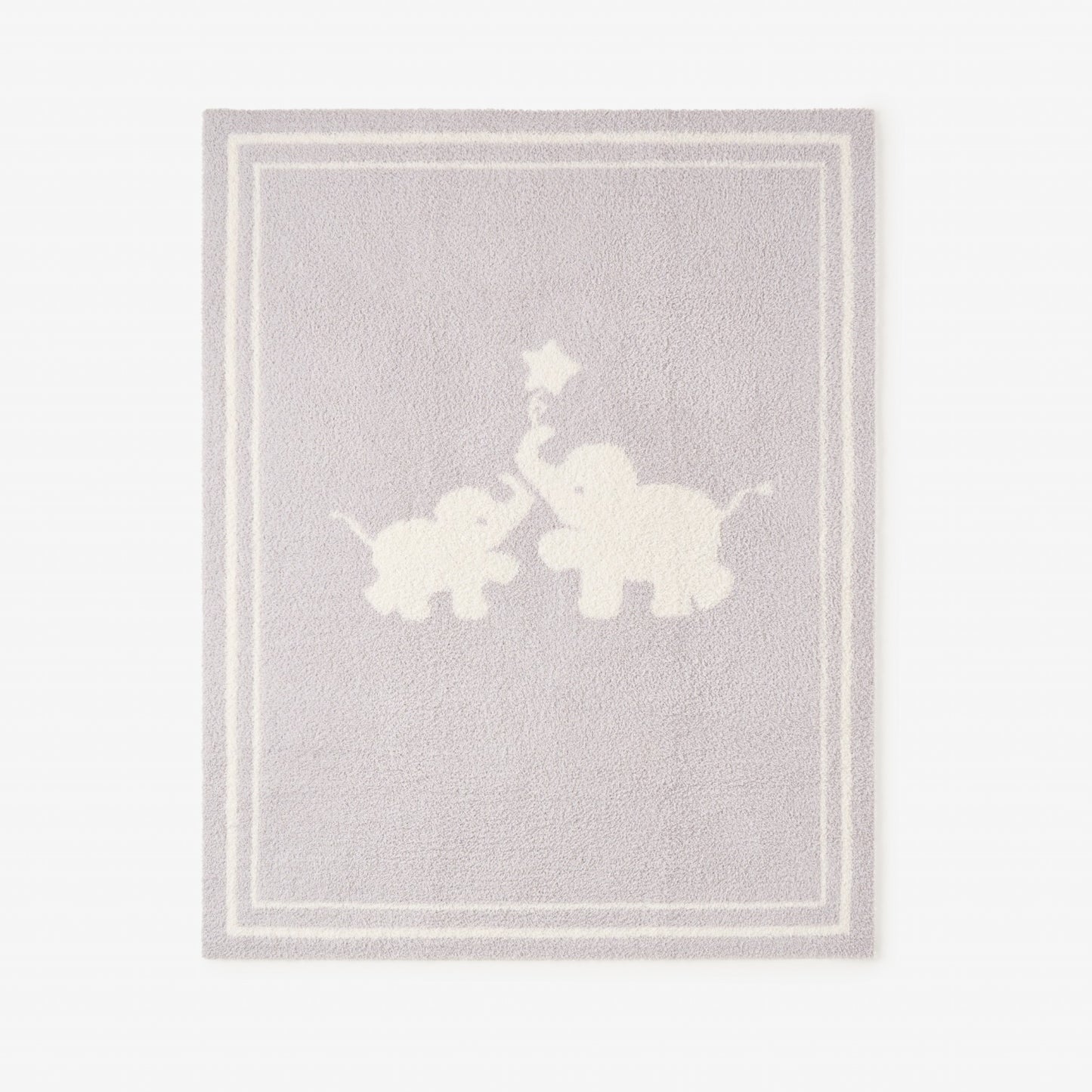 Elephant Feather Knit Baby Blanket