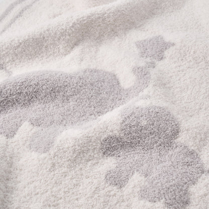 Elephant Feather Knit Baby Blanket