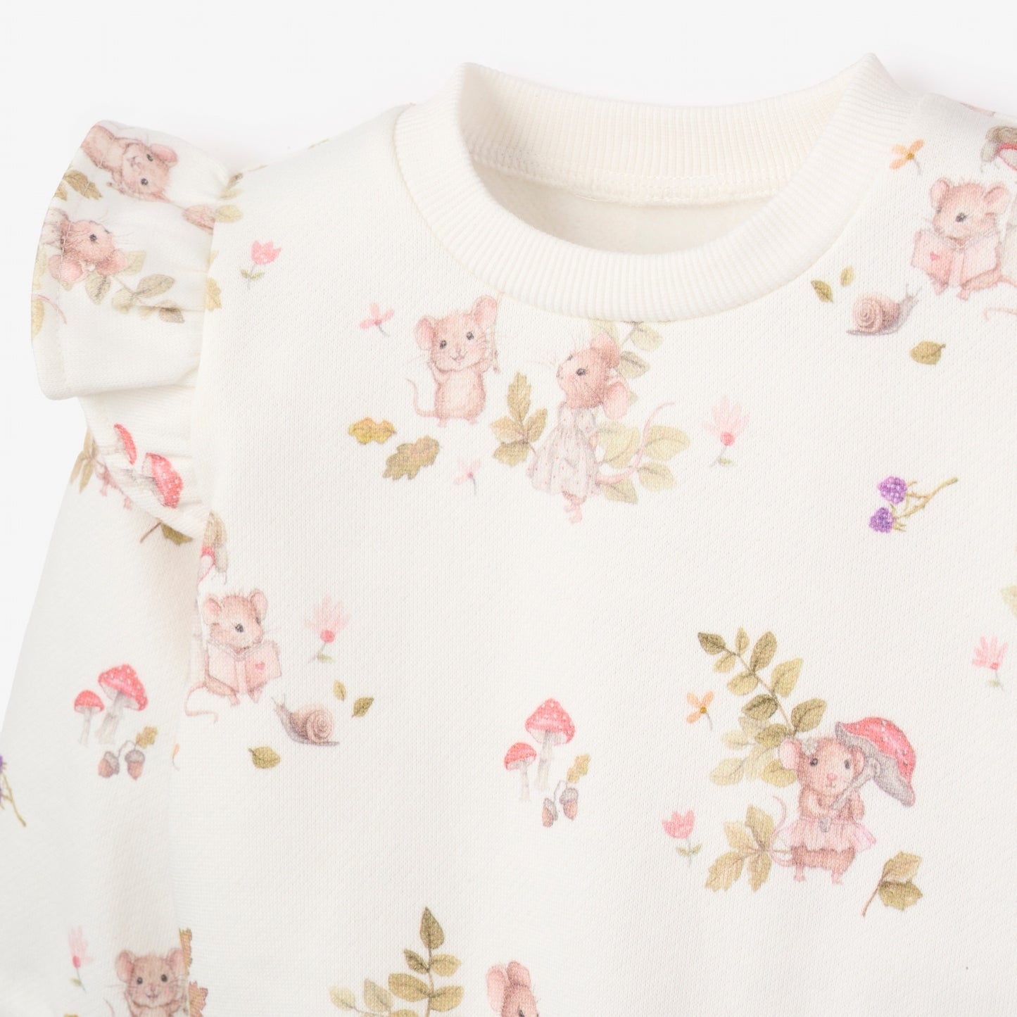 Magical Mouse Print Organic Fleece Jogger Set