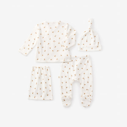 Forest Forager Organic Cotton Pointelle Layette 3PC Set