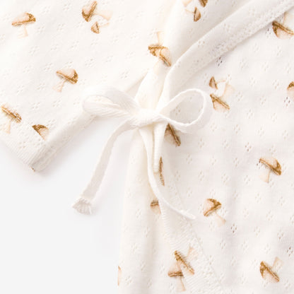 Forest Forager Organic Cotton Pointelle Layette 2PC Set