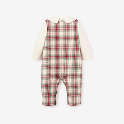 Winter Tartan Jon Jon + Shirt Set