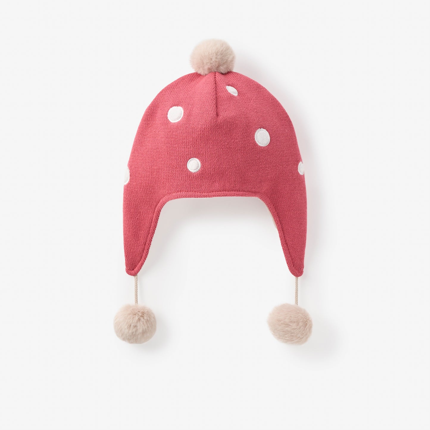 Mushroom Aviator Knit Baby Hat
