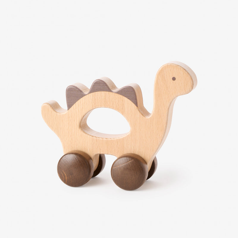Wooden Push Toy Dinosaur