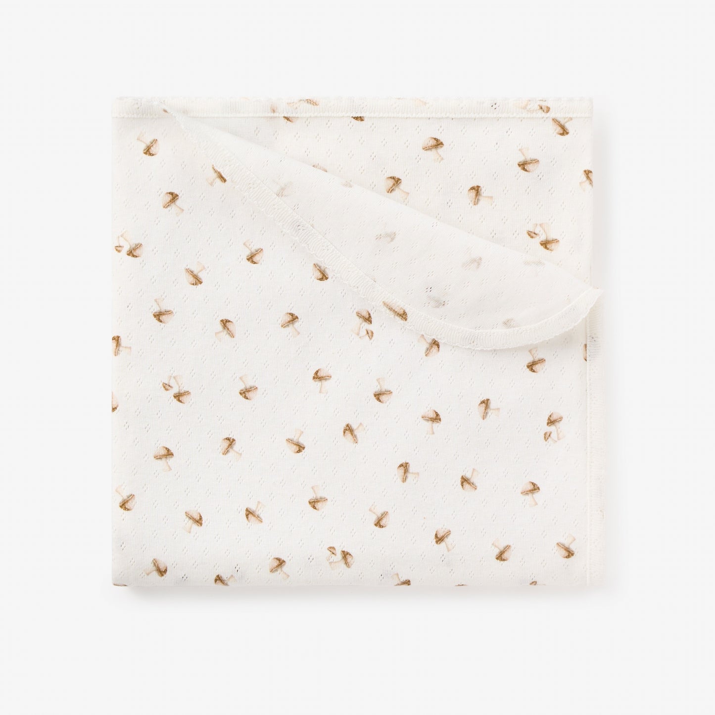 Forest Forager Organic Cotton Pointelle Baby Blanket