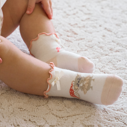 Magical Mouse Non Slip Baby Socks 6pk