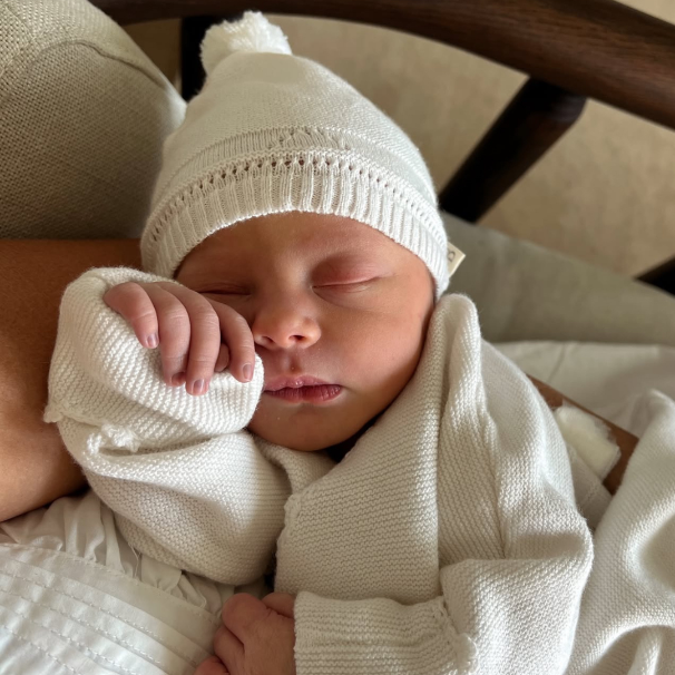 White Cashmere Pointelle Layette Set with Box