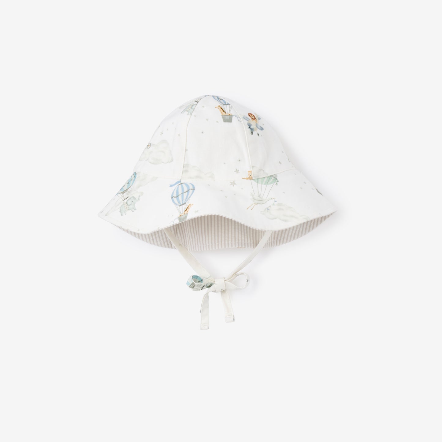 Up & Away/Seersucker Reversible Sunhat