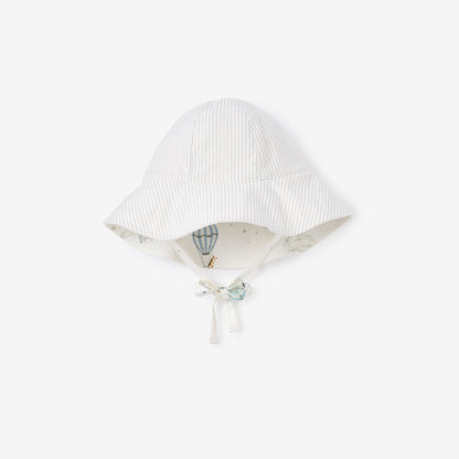 Up & Away/Seersucker Reversible Sunhat