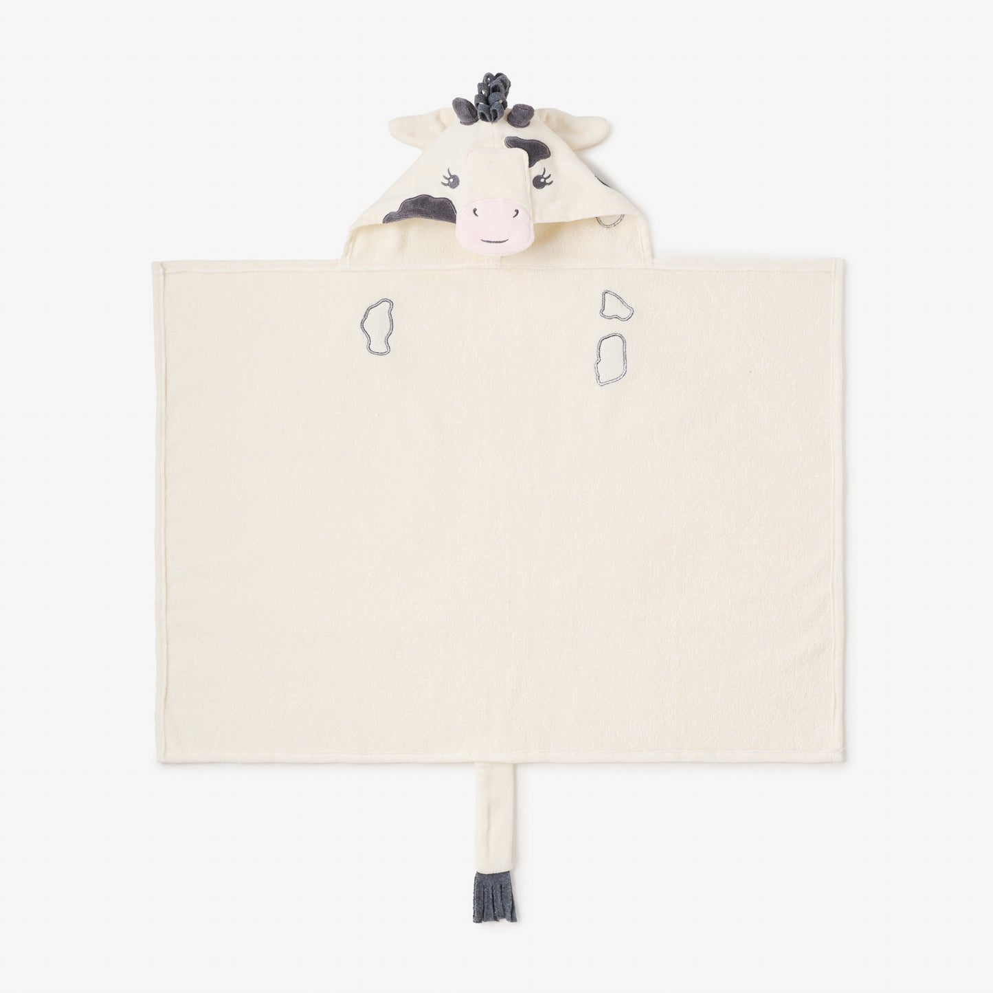 Cow Hooded Baby Bath Wrap