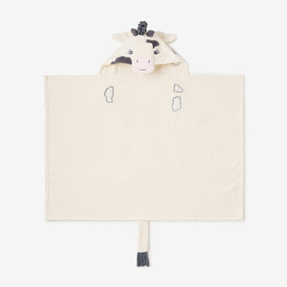 Cow Hooded Baby Bath Wrap