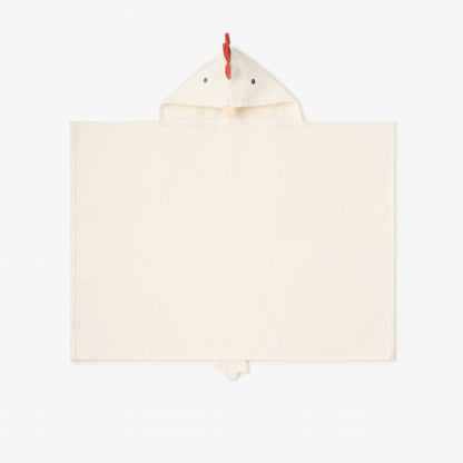 Rooster Hooded Baby Bath Wrap