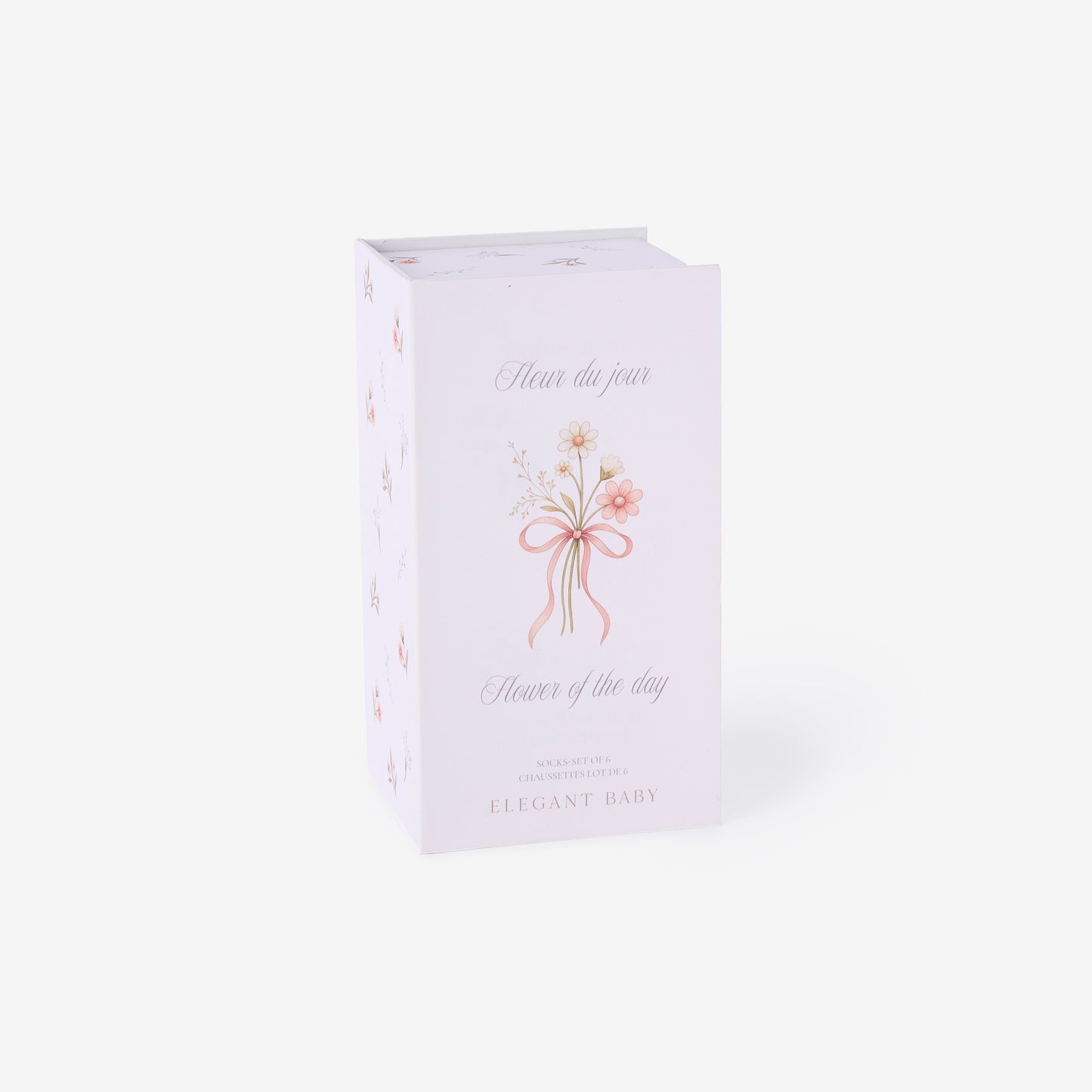 Fleur de Provence Non Slip Baby Socks 6 pk