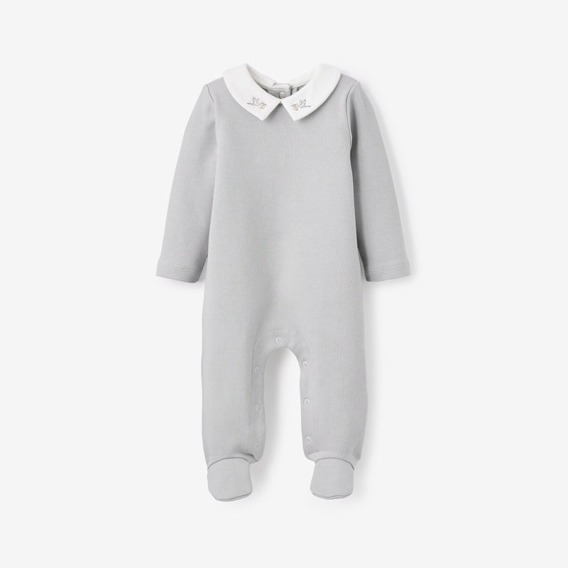 Stork Double Layered Embroidered Jumpsuit