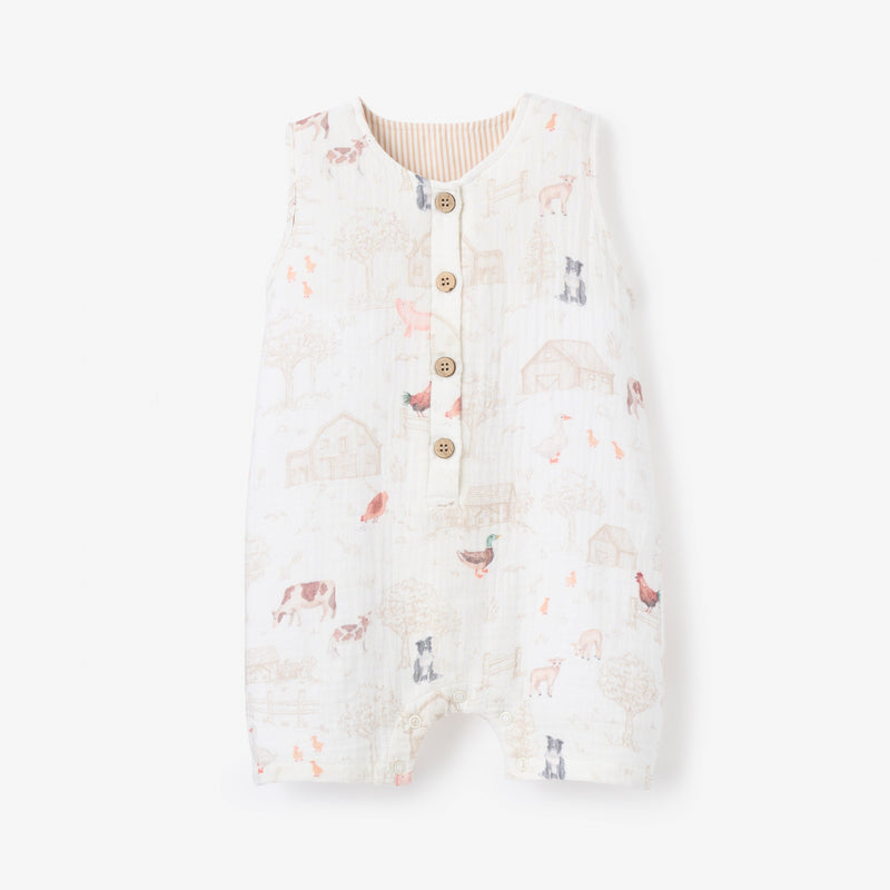 Petite Farmstead Organic Cotton Shortall