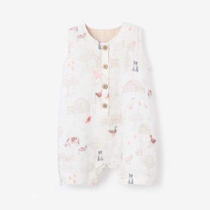 Petite Farmstead Organic Cotton Shortall
