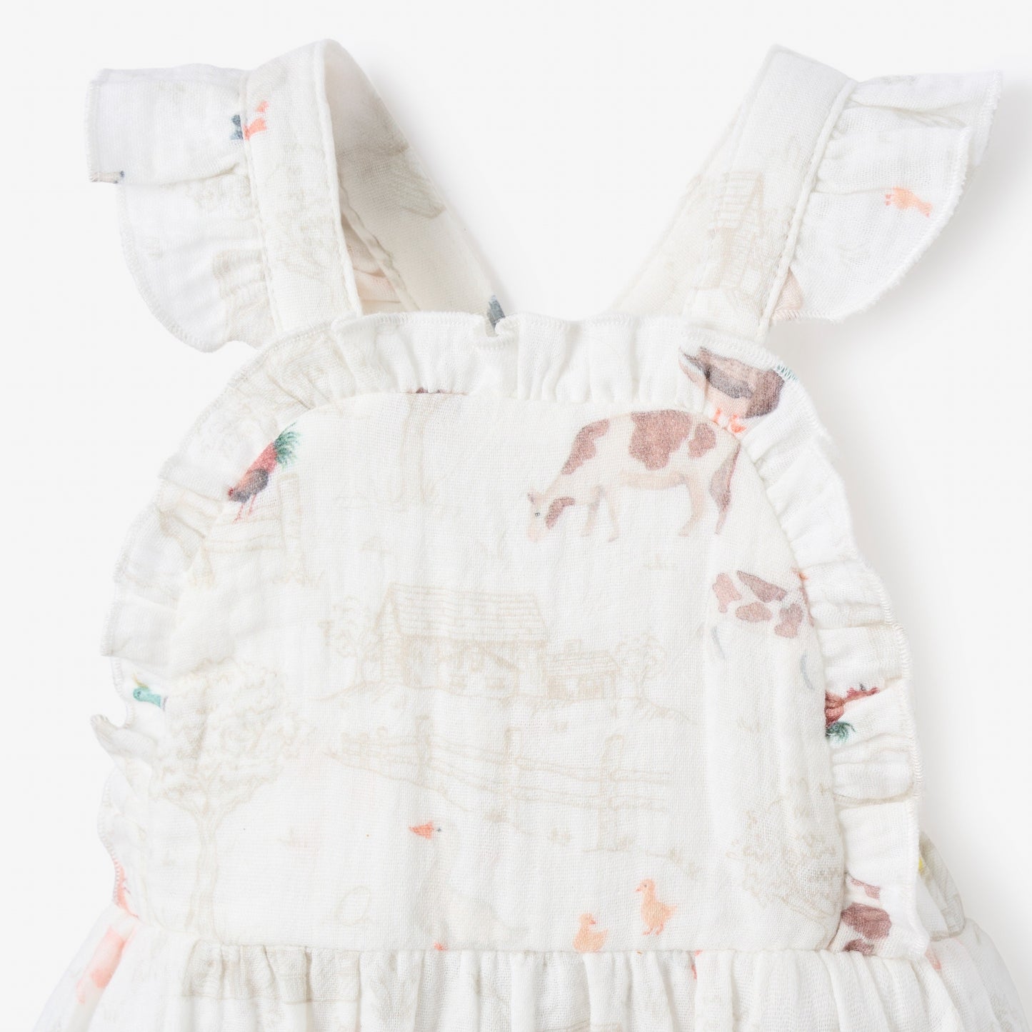 Petite Farmstead Organic Cotton Sunsuit