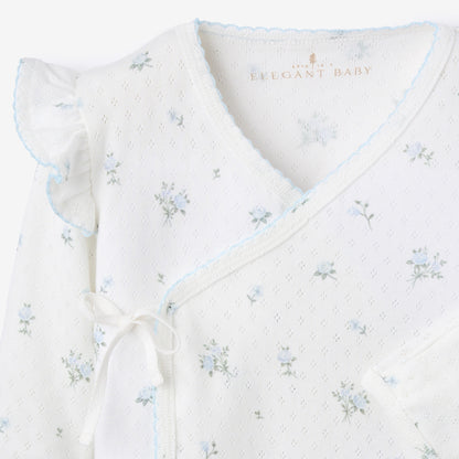 English Rose Organic Cotton 3Pc Layette Set