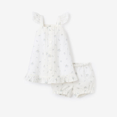 English Rose Swiss Dot Dress