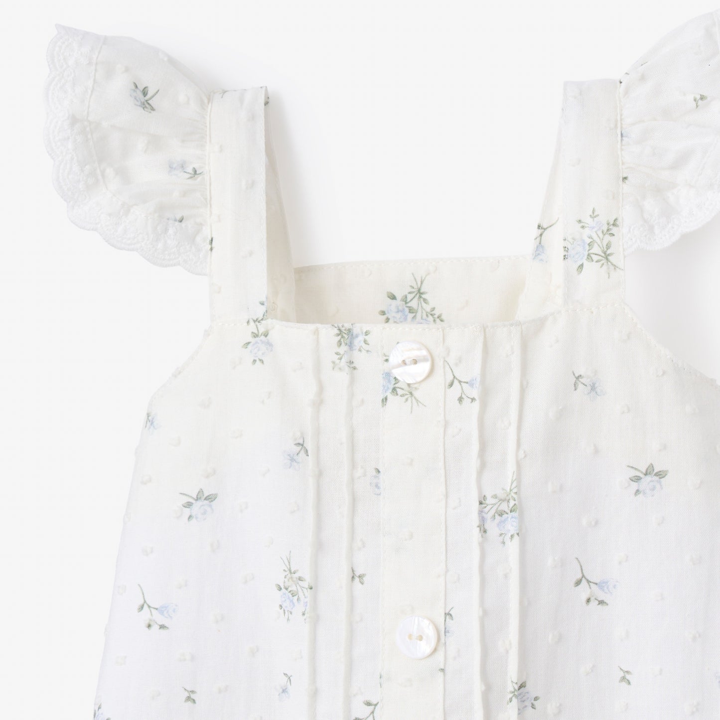 English Rose Swiss Dot Dress