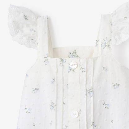 English Rose Swiss Dot Dress