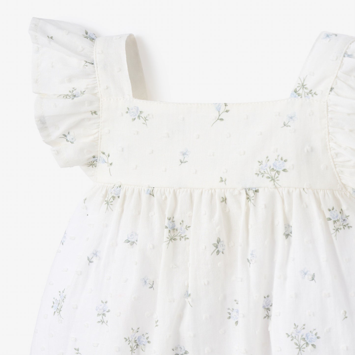 English Rose Swiss Dot Bubble