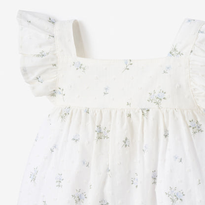 English Rose Swiss Dot Bubble