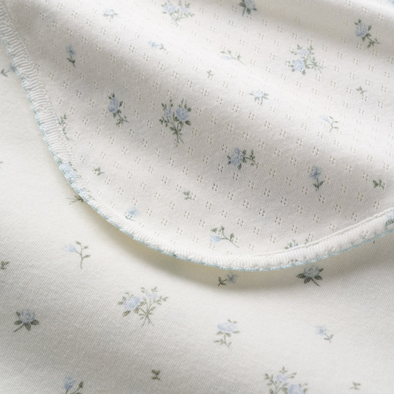 English Rose Organic Double Layer Swaddle Blanket