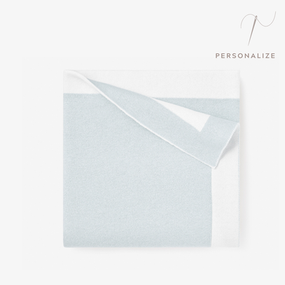 Pale Blue Cashmere Baby Blanket