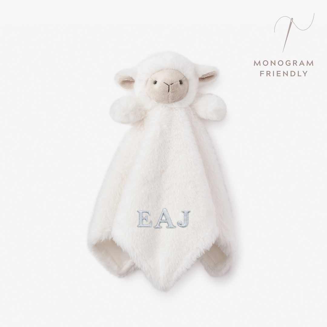 Plush Lamb Baby Security Blanket