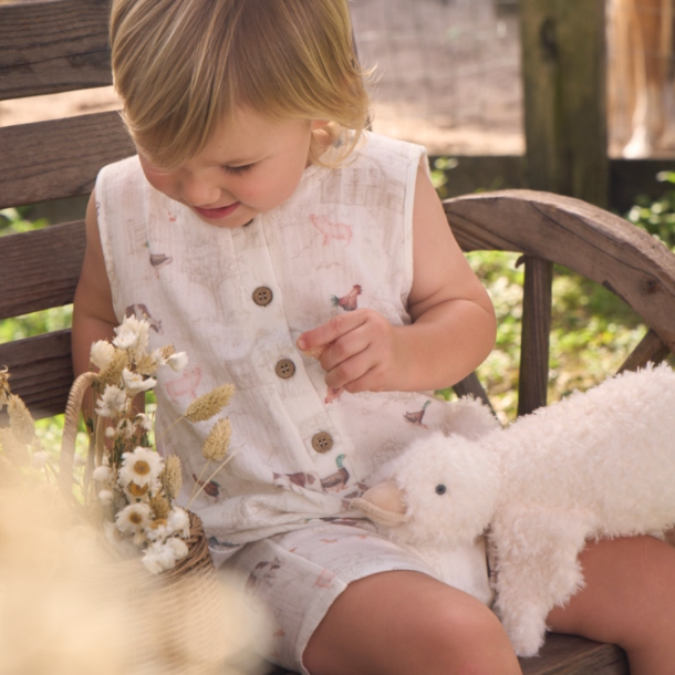 Petite Farmstead Organic Cotton Shortall